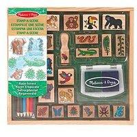Melissa & Doug Stamp-A-Scene: Rain Forest Stamp Playset