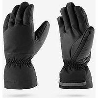 Decathlon Unisex Lt Ski Gloves 500 - Black