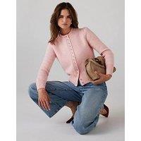Mint Velvet Multi Button Cardigan - Pink