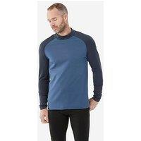 Decathlon Mens Thermal Ski Base Layer Top 500 - Blue