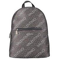 Valentino Zefir Allover Logo Backpack - Black