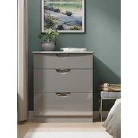 Swift Alva 3 Drawer Ready Assembled Deep Chest