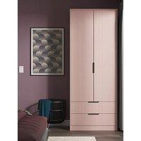 Swift Fara Ready Assembled Double Wardrobe With 2 Drawers