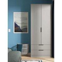 Swift Fara Ready Assembled Double Wardrobe With 2 Drawers