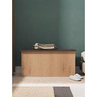 Swift Lane Ready Assembled Blanket Ottoman Box