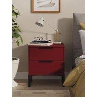 Swift Emerson 2 Drawer Bedside Table