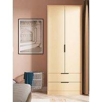 Swift Emerson Ready Assembled 2 Door Wardrobe With 2 Drawers