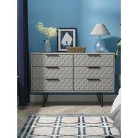 Swift Zayn Ready Assembled 6 Drawer Midi Chest