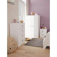 Swift Teddy Kids Ready Assembled Bedroom Package - Wardrobe, Bedside Table & 4 Drawer Chest