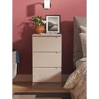 Swift Florence 3 Drawer Bedside Table