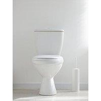 Aqualona Duroplast D Shape Toilet Seat - White