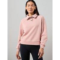 The Very Collection Funnel Neck Sweatshirt - Pink