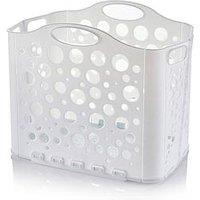 Minky Straight Stack Folding Laundry Basket