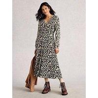 White Stuff Megan Jersey Dress - Print