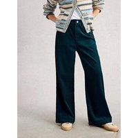 White Stuff Ayla Cord Wide Leg Trouser - Green