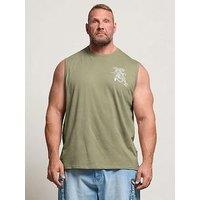 Badrhino Blue Muscle Vest - Green