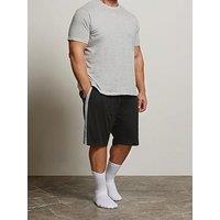 Badrhino Jersey Lounge Shorts - Black