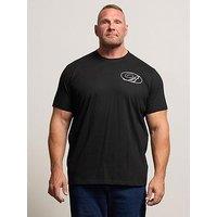 Badrhino Printed T-Shirt - Black