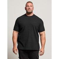 Badrhino Ottoman Ribbed T-Shirt - Black