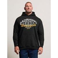 Badrhino Worldwide Graphic Hoodie - Black