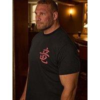 Badrhino Japanese Dragon T-Shirt - Black