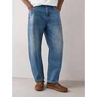 The Very Collection Classic Barrel Fit Denim Jeans - Blue Wash