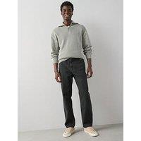 The Very Collection Elasticated Waist Tapered Leg Jeans - Black