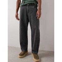 The Very Collection Classic Barrel Fit Denim Jeans - Black Wash