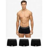 Superdry 3 Pack Boxers- Black