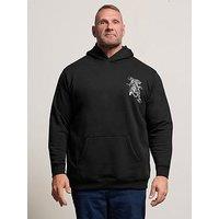 Badrhino Japanese Tiger Hoodie - Black