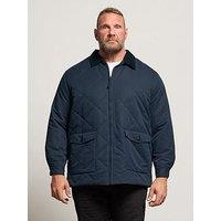 Badrhino Quilted Jacket - Navy