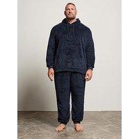 Badrhino Fleece Lounge Set - Navy