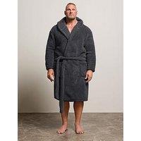 Badrhino Charcoal Heavy Borg Robe - Dark Grey
