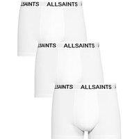 Allsaints Cotton Trunks 3 Pack - White