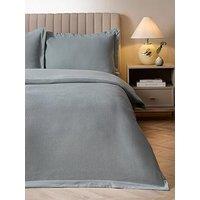 The Very Collection Oxford Edge Waffle Duvet Set