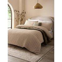 The Very Collection Michelle Keegan Super Soft Seersucker Stripe Duvet Set