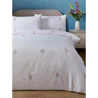 The Very Collection Super Soft Embroidered Floral Duvet Set