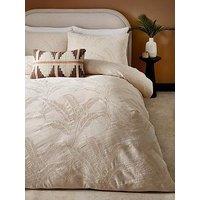 The Very Collection Palm Tree Jacquard Duvet Set