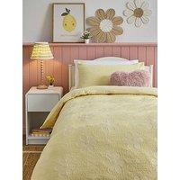 The Very Collection Daisy Soft Touch Jacquard Duvet Set