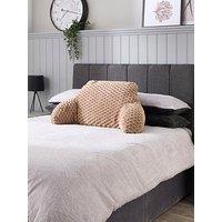 Very Home Waffle Cuddle Cushion - Brown