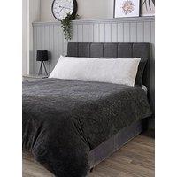 Very Home Waffle Bolster Pillow 137Cm - Grey