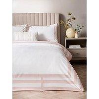 The Very Collection Apollo Luxe Border 200 Thread Count Cotton Sateen Duvet Set