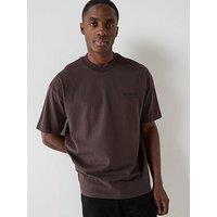 Allsaints All Saints Back Graphic Short Sleeve T-Shirt - Brown