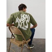 Allsaints All Saints Graphic Short Sleeve T-Shirt - Green
