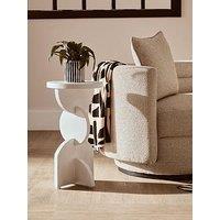 Interiors By Premier Walsa Mango Wood Abstract Side Table