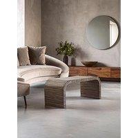 Interiors By Premier Bambusa Bamboo Curved Coffee Table