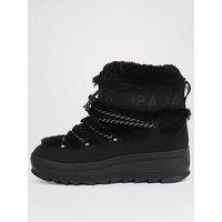 Pajar Galaxy Mini Fur Snow Boot - Black