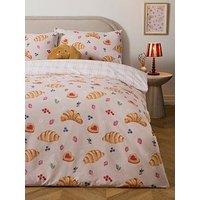 The Very Collection Croissant Printed Duvet Set