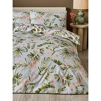 The Very Collection Tropical Palm Printed Duvet Set
