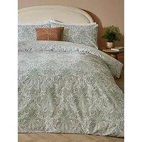 The Very Collection Deco Palm Printed Duvet Set